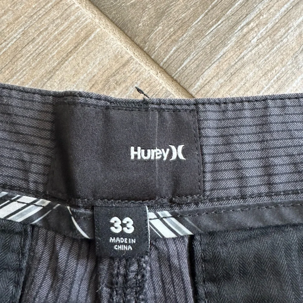 Men’s Hurley Black pinstripe shorts